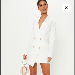 White Blazer Dress Size 2